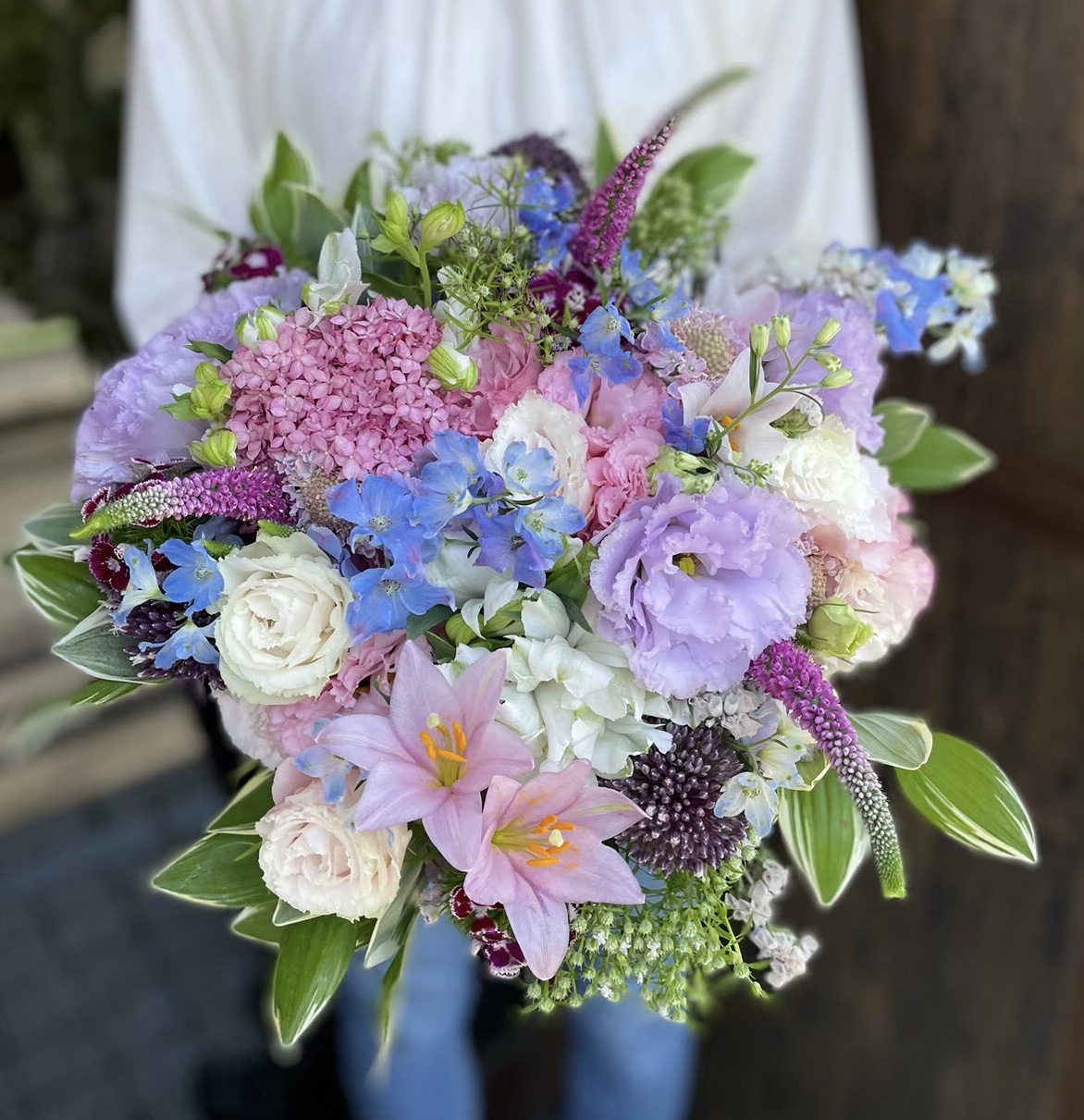 ミックスカラーのナチュラルブーケ・花束