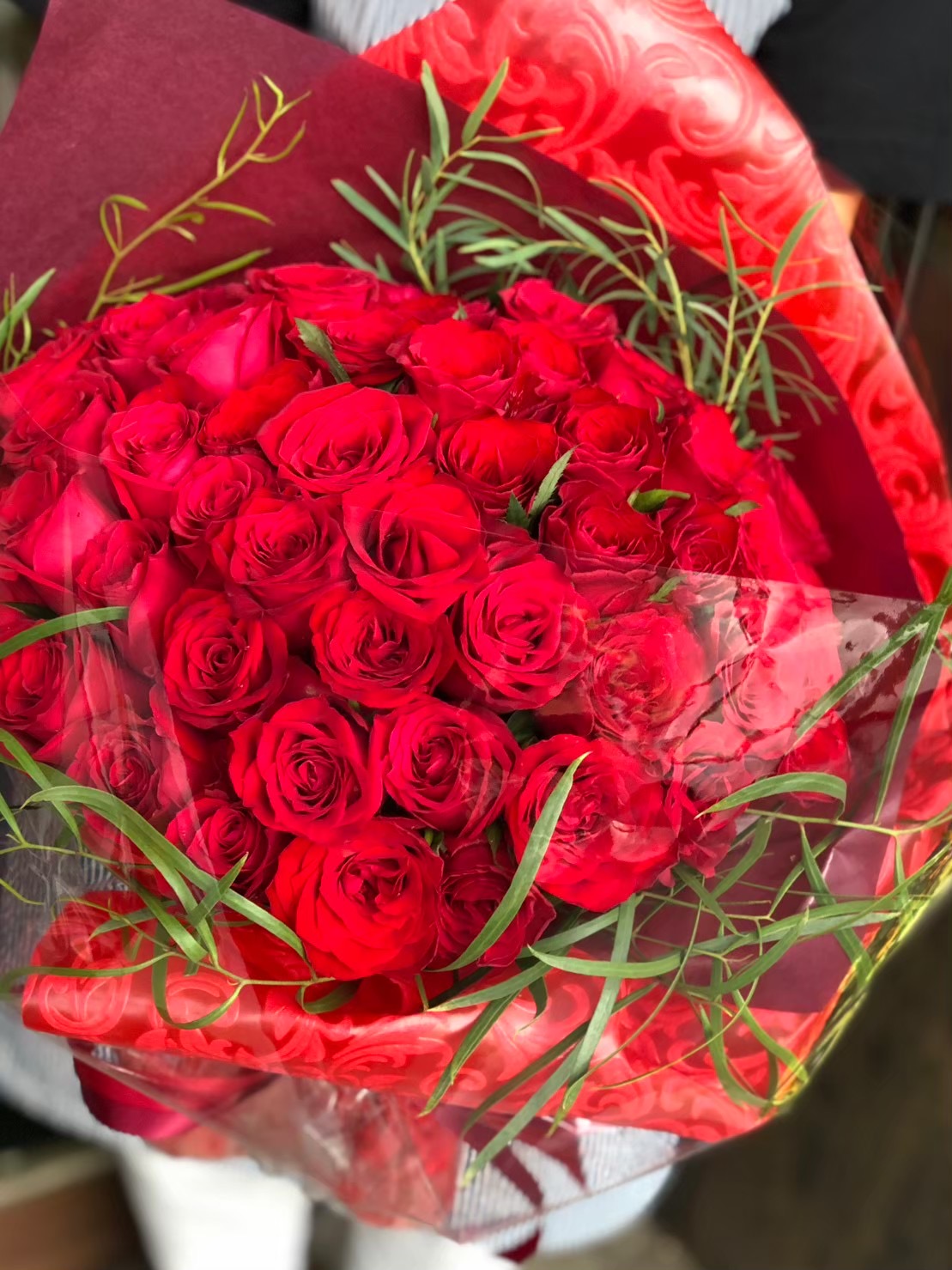 【プロポーズ】赤いバラ50本の花束